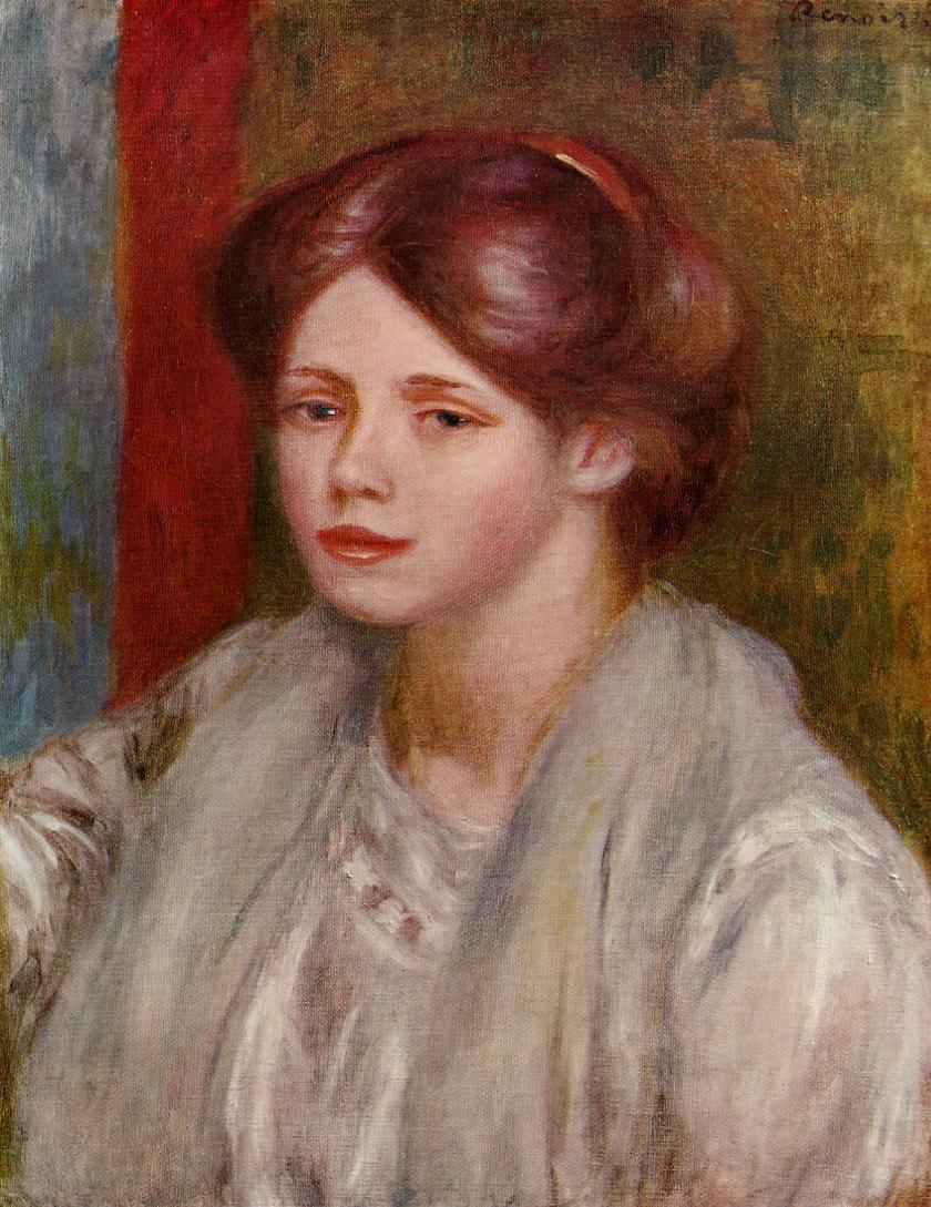 Portrait of a young woman 1887